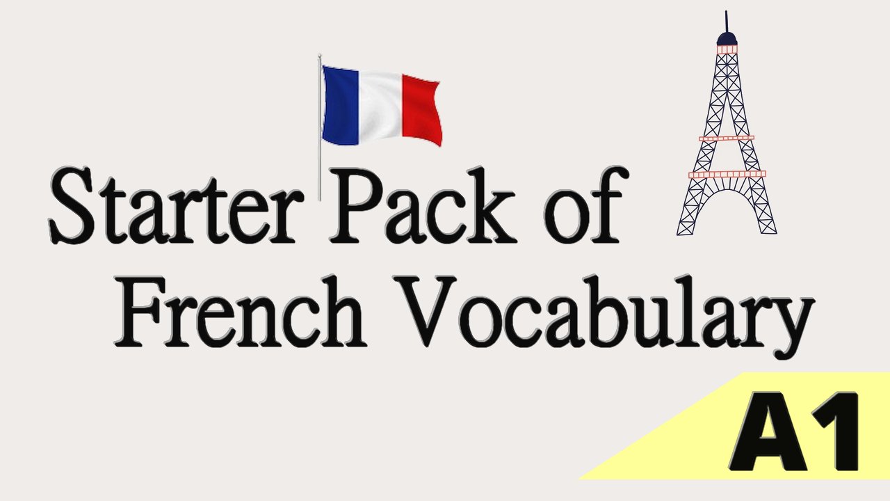 آموزش بسته آغازین واژگان فرانسوی (A1)