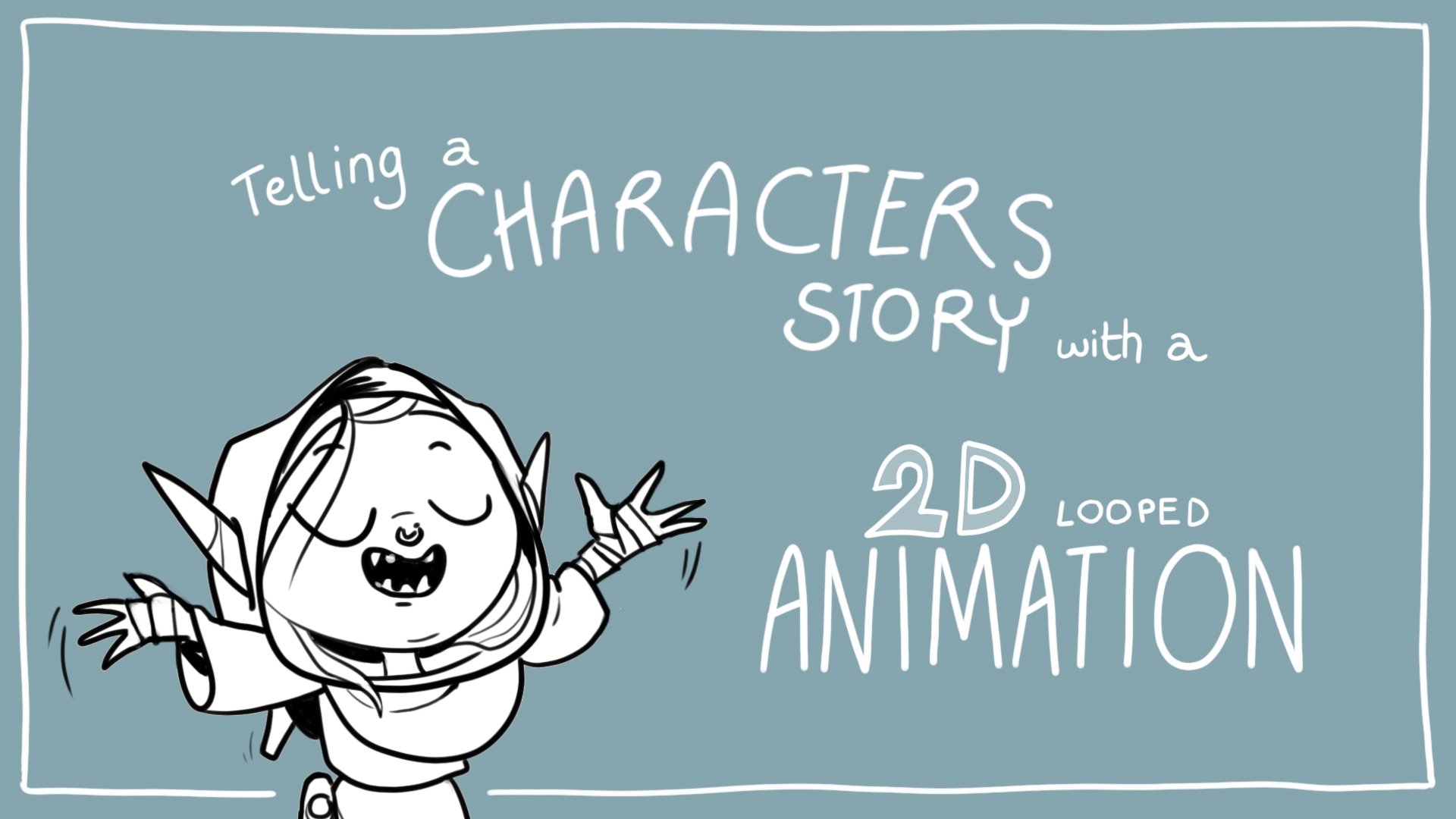 آموزش گفتن داستان یک شخصیت با انیمیشن حلقه دو بعدی
