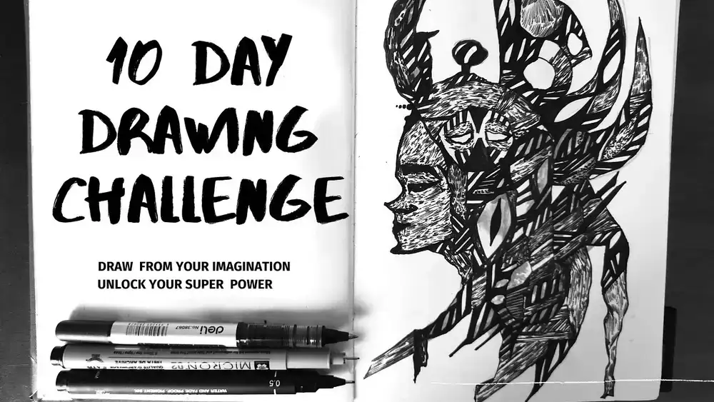 آموزش چالش طراحی 10 روزه - سفر را با قلم جوهر شروع کنید و مهارت های فوق العاده خود را باز کنید