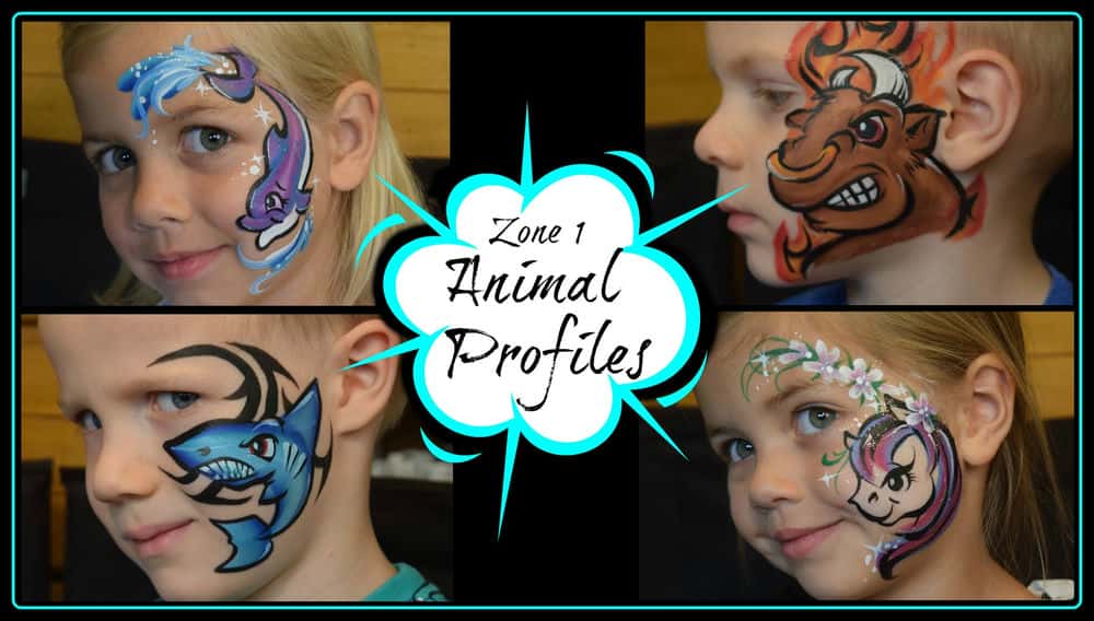 آموزش حیوانات در پروفایل: نقاشی چهره در منطقه 1