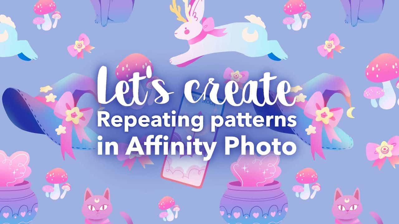 آموزش ایجاد الگوهای تکراری بدون درز در Affinity Photo