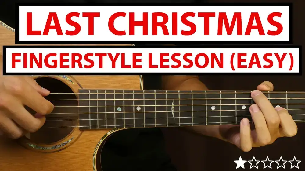 کریسمس گذشته | آموزش فینگراستایل گیتار (آموزش) نحوه نواختن سبک انگشتی