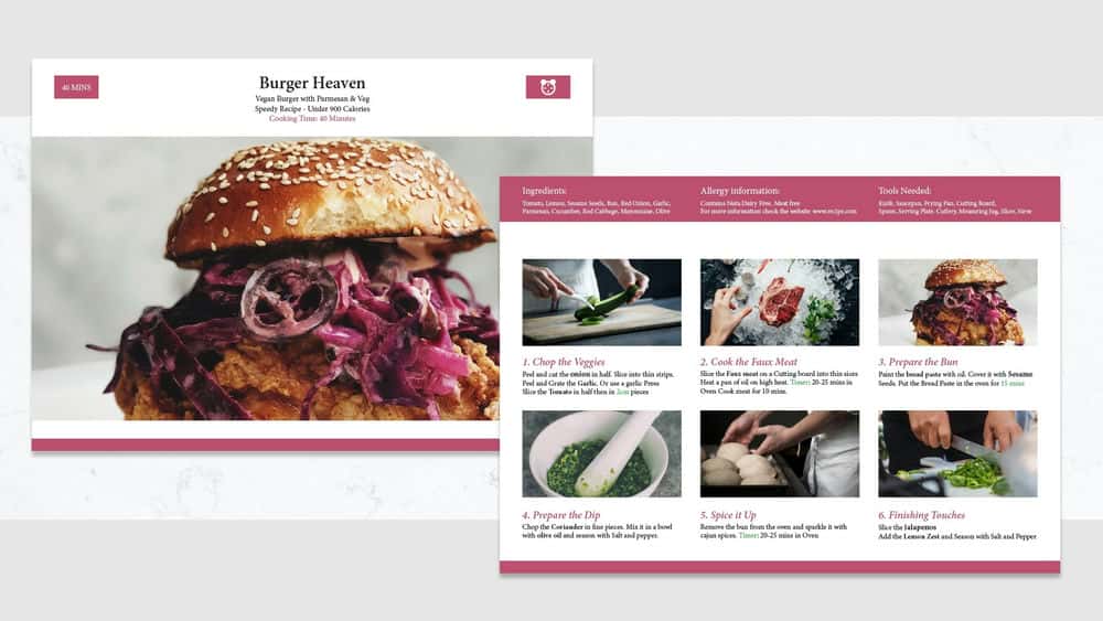 آموزش Adobe InDesign را بیاموزید: با ایجاد یک کارت دستور غذا