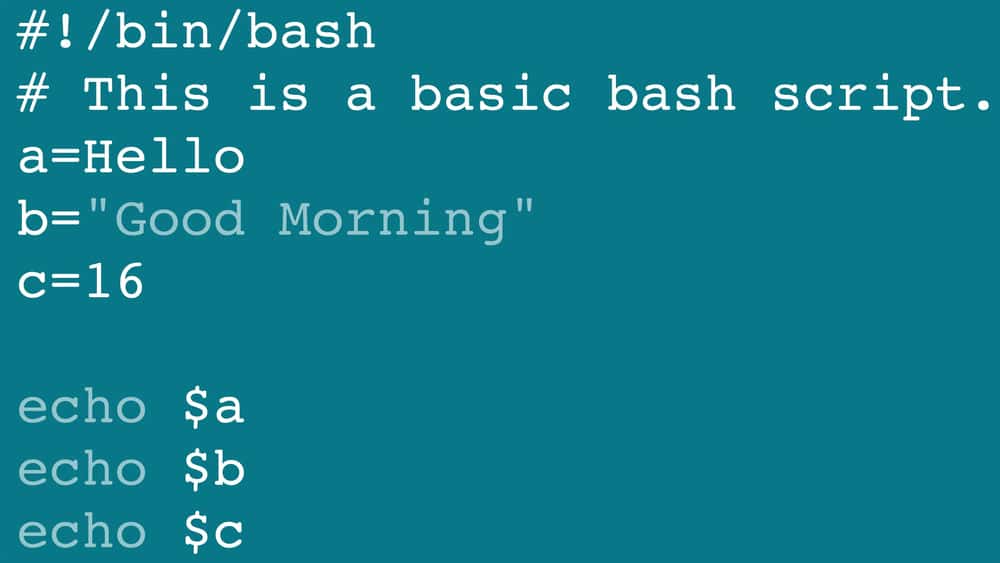 آموزش یادگیری Bash Scripting 