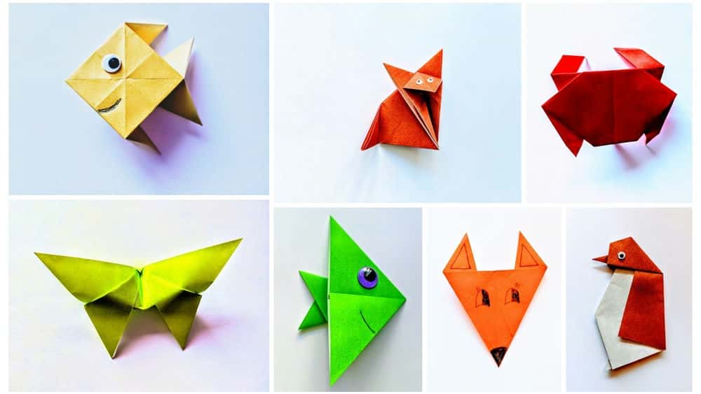 آموزش اوریگامی - حیوانات آسان اما جالب برای مبتدیان