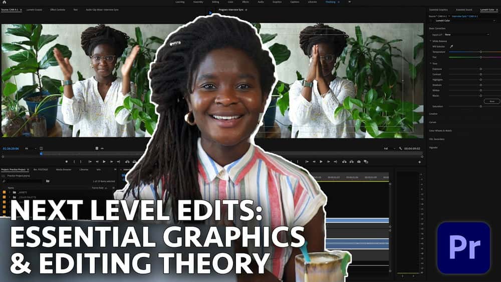 آموزش ویرایش پیشرفته ویدیو: گرافیک ضروری و بیشتر در Adobe Premiere Pro