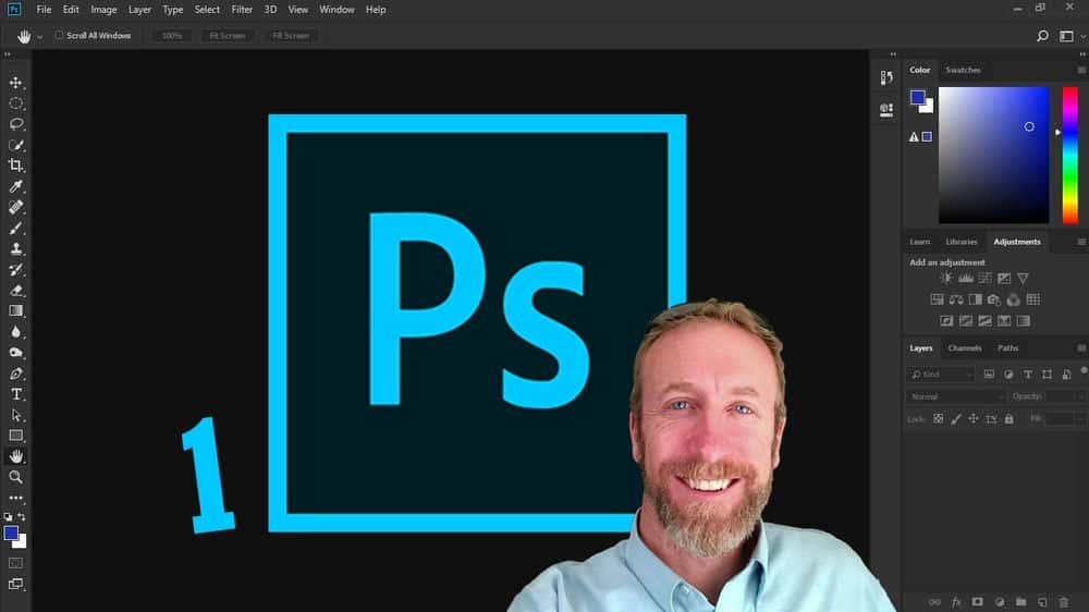 آموزش Photoshop Part 1 - The Complete Photoshop Mastery Course for Beginners - Beginning Adobe Photoshop