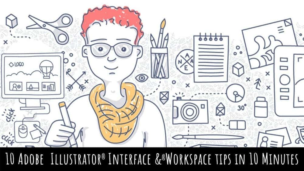 آموزش 10 نکته رابط و گردش کار برای Adobe Illustrator - طراحی گرافیکی برای کلاس ناهار