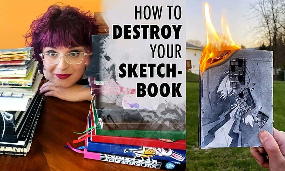 آموزش چگونه کتاب طراحی خود را نابود کنیم: هنر خود را بازیابی کنید