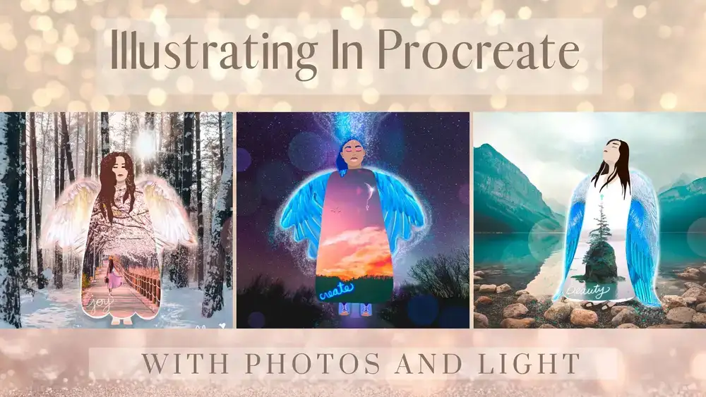 آموزش تصویرسازی در Procreate با عکس و نور