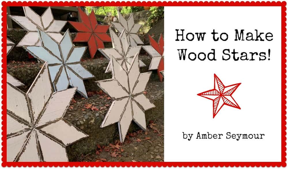 آموزش چگونه "ستاره های چوبی" را بسازیم.