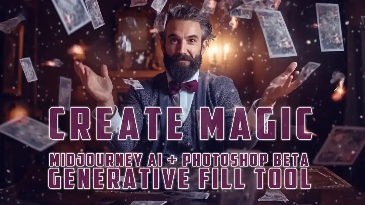 آموزش Create Magic: Midjourney AI + Photoshop Generative Fill Tool