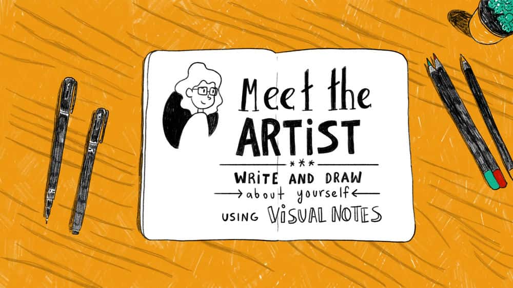 آموزش با هنرمند آشنا شوید: با استفاده از یادداشت های بصری درباره خود بنویسید و نقاشی کنید