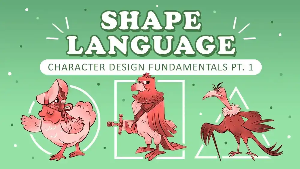 آموزش اصول طراحی کاراکتر قسمت 1: زبان شکل و ساخت پایه