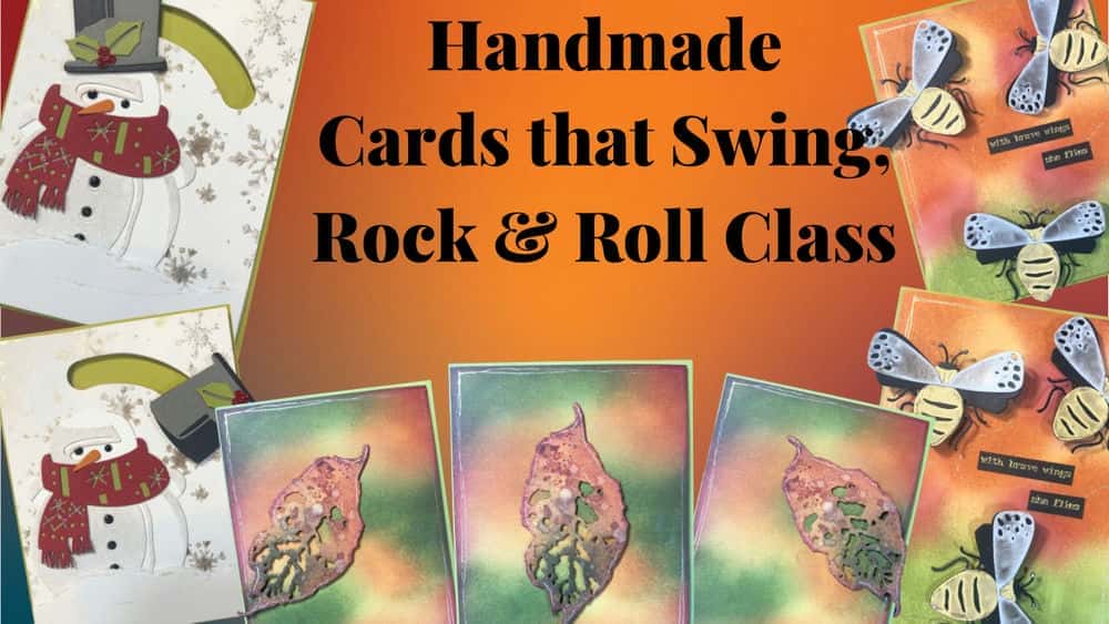 آموزش کارت های دست ساز ایجاد کنید که در کلاس تاب، راک اند رول هستند