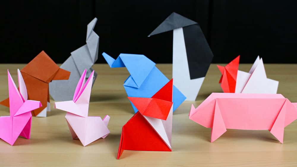 اصول اولیه اوریگامی: آموزش تا زدن 7 حیوان اوریگامی