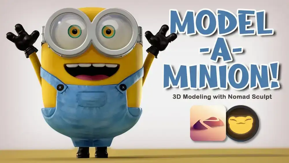 آموزش مدل-a-minion! طراحی سه بعدی کاراکتر در مجسمه عشایر