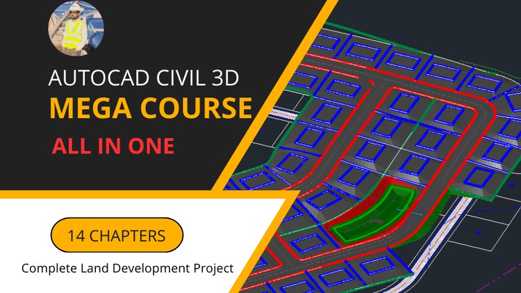 آموزش AutoCAD Civil 3d All in One Course با استفاده از پروژه Real Time