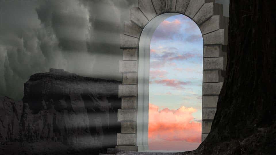 آموزش ایجاد Dreamscapes در فتوشاپ: Arch to Somewhere Else 