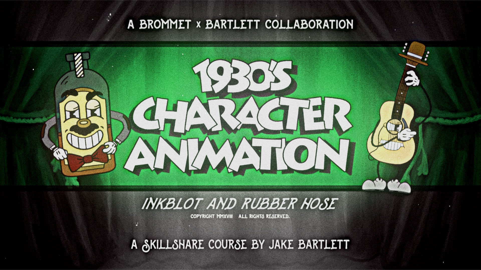 آموزش انیمیشن شخصیت های دهه 1930