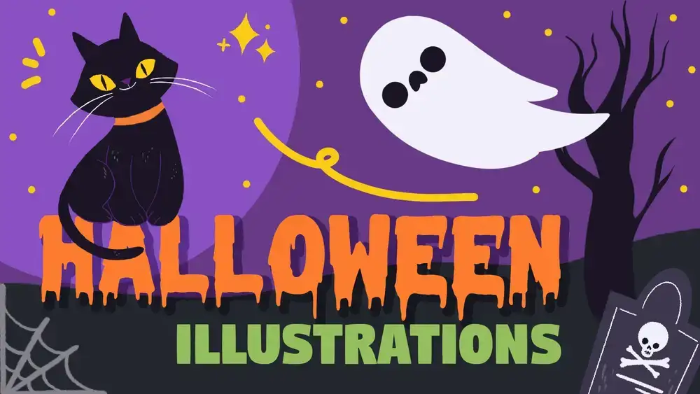 آموزش تصاویر کلیپ هنری ساده هالووین را در Procreate بکشید
