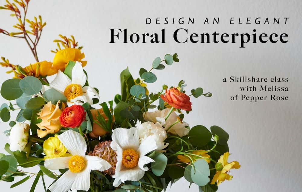 آموزش یک مرکز گل زیبا طراحی کنید