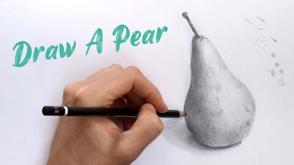 Draw A Pear: آموزش نقاشی واقعی برای مبتدیان