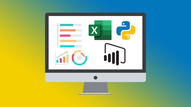 آموزش جعبه ابزار تحلیلگر داده: Excel، Python، Power BI، PivotTables