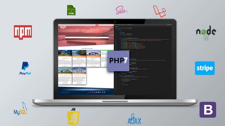 آموزش PHP، Laravel، CSS و Sass نهایی! PHP، Laravel و Sass را یاد بگیرید