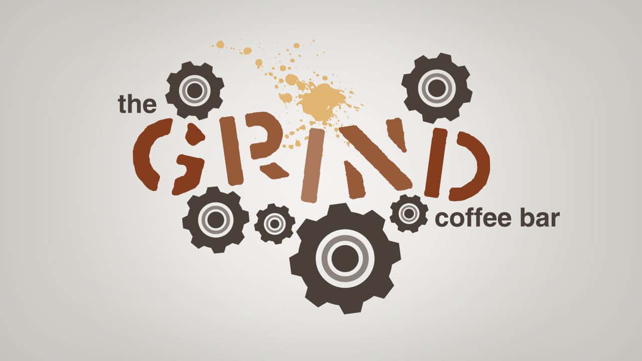 آموزش ساخت لوگو در Illustrator: The Grind Coffee Shop