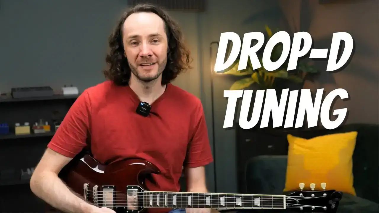 گیتار الکتریک - آموزش نواختن ریف گیتار در Drop-D Tuning