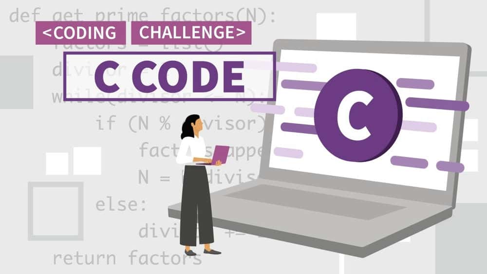 آموزش چالش های کد C 