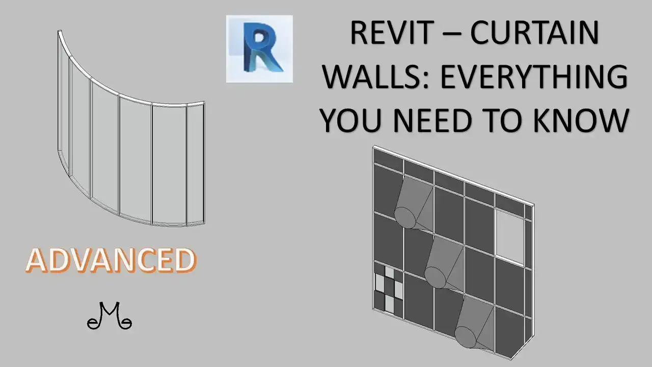 آموزش Revit Advanced: Curtain Walls - هر آنچه که باید بدانید، Revit 2024