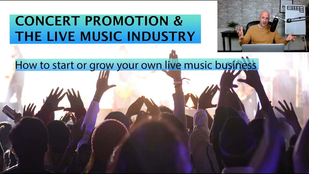 آموزش تبلیغ کنسرت و صنعت موسیقی زنده: چگونه تجارت موسیقی زنده خود را راه اندازی یا رشد دهید