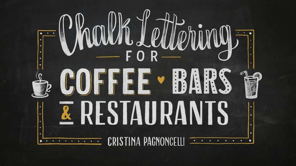 آموزش حروف گچی برای کافه‌ها و رستوران‌ها