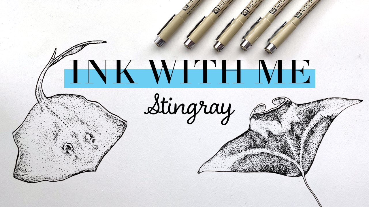 آموزش Ink with Me: Stingrays