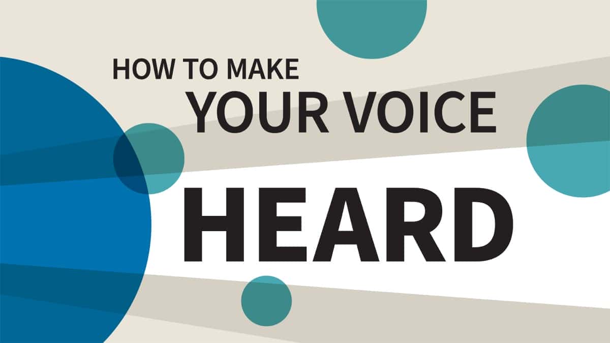 آموزش چگونه صدای خود را به گوش دیگران برسانیم