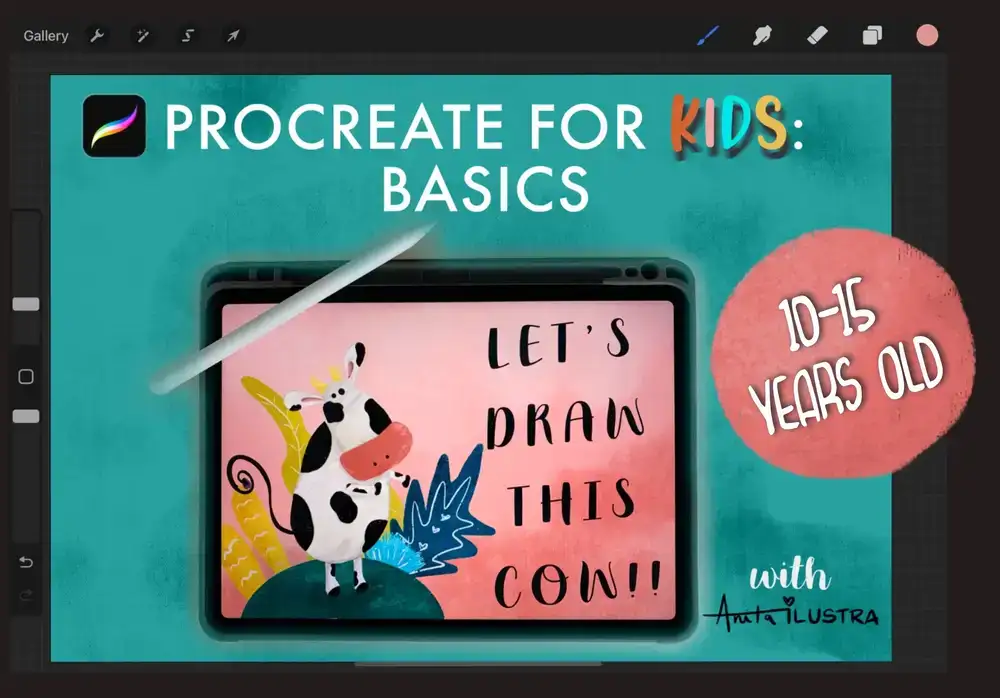 آموزش Procreate For Kids: Basics- Let's Draw a Gaw!