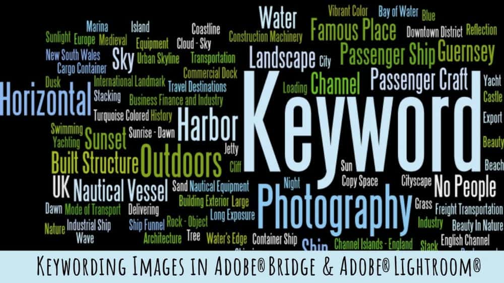 آموزش کلمات کلیدی تصاویر در Adobe Lightroom & Bridge - طراحی گرافیکی برای کلاس ناهار