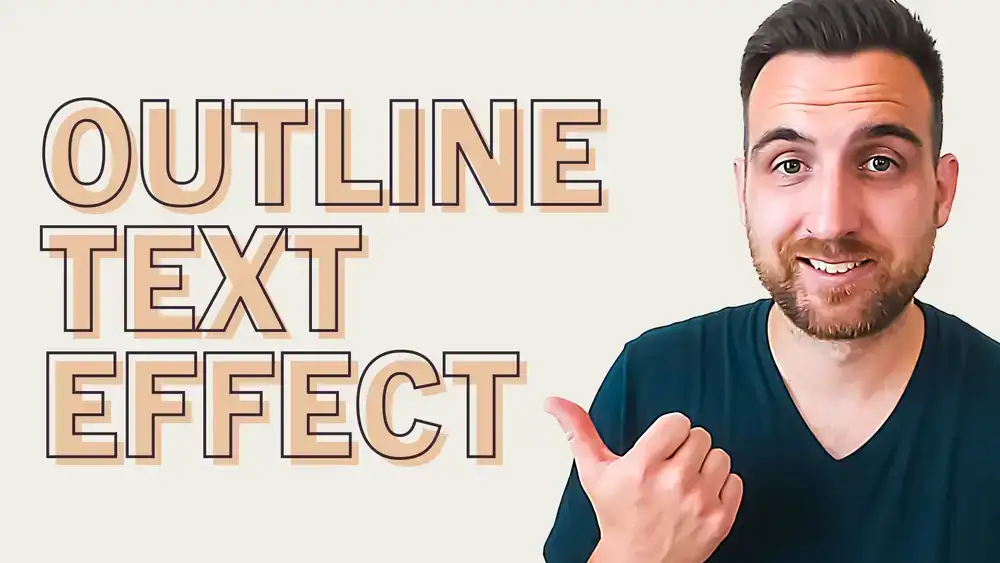 آموزش یک افکت Outline Text در Adobe Illustrator ایجاد کنید - دنیاد