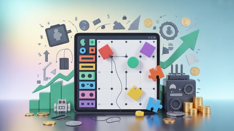 آموزش بوت‌کمپ ساخت ربات معامله‌گر: هوش مصنوعی، بدون کدنویسی، راه‌اندازی حرفه‌ای
