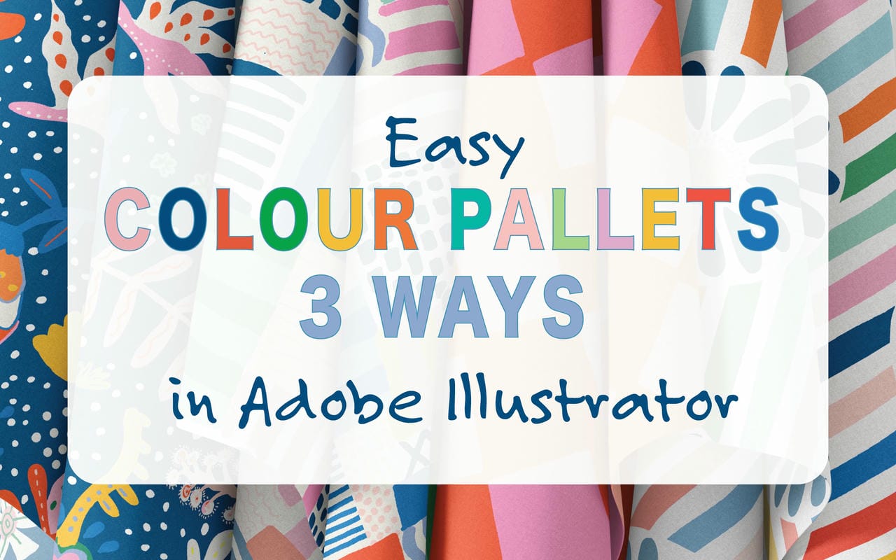 آموزش ۳ روش آسان برای ساخت پالت رنگی در ادوبی ایلاستریتور - Adobe Illustrator