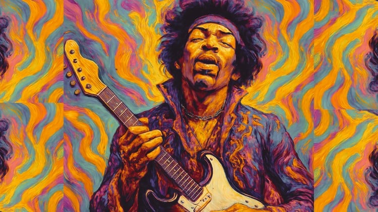 آموزش گیتار به سبک جیمی هندریکس

