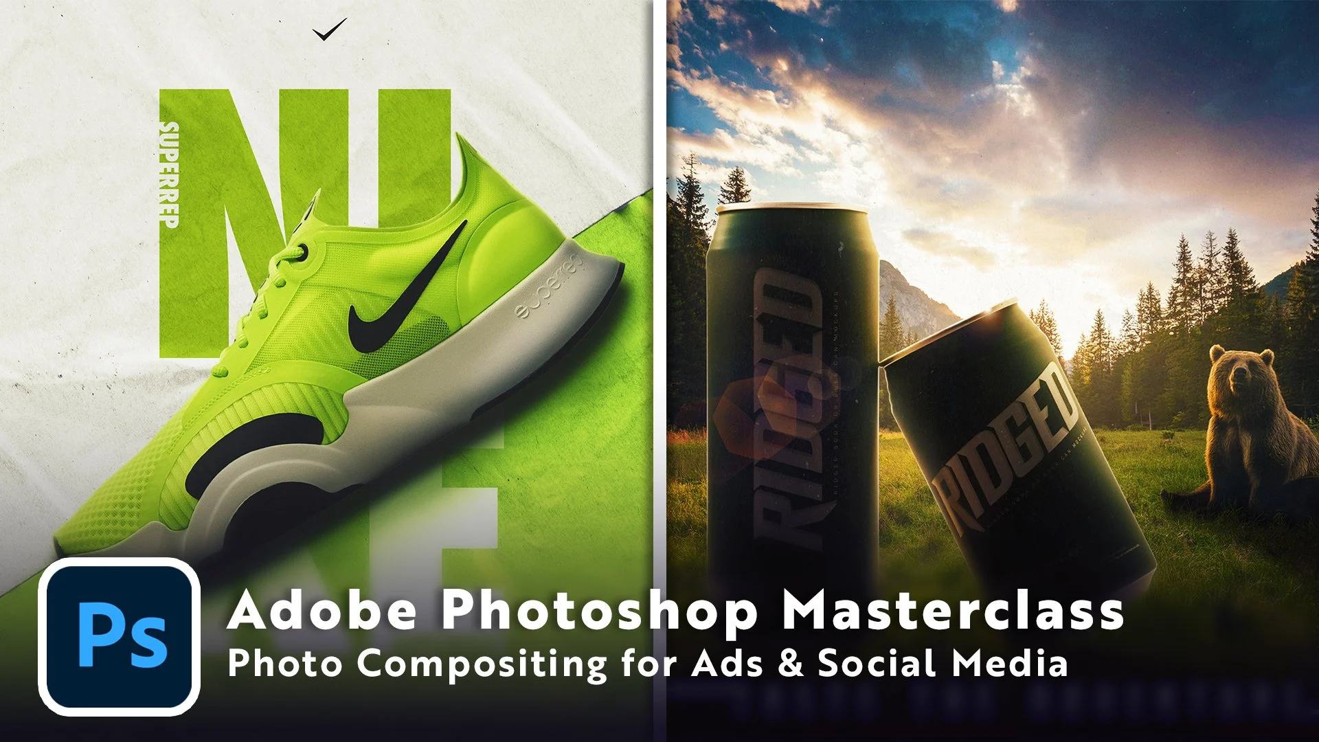 آموزش مسترکلاس ادوبی فتوشاپ: ترکیب تصاویر (Photo Compositing) برای تبلیغات و شبکه‌های اجتماعی
