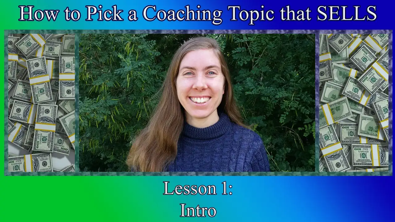 آموزش نحوه انتخاب موضوع کوچینگ که بفروشد
