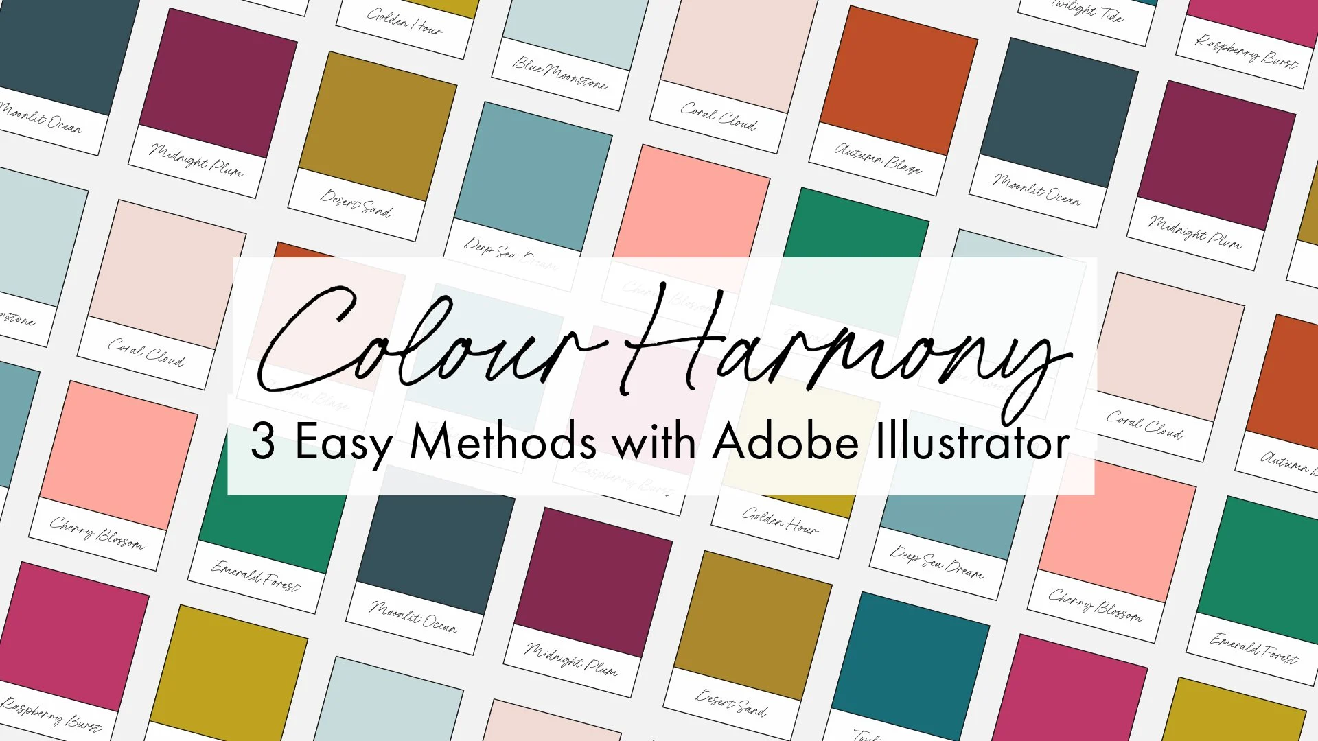 آموزش هماهنگی رنگ: ۳ روش آسان با ادوبی ایلوستریتور
