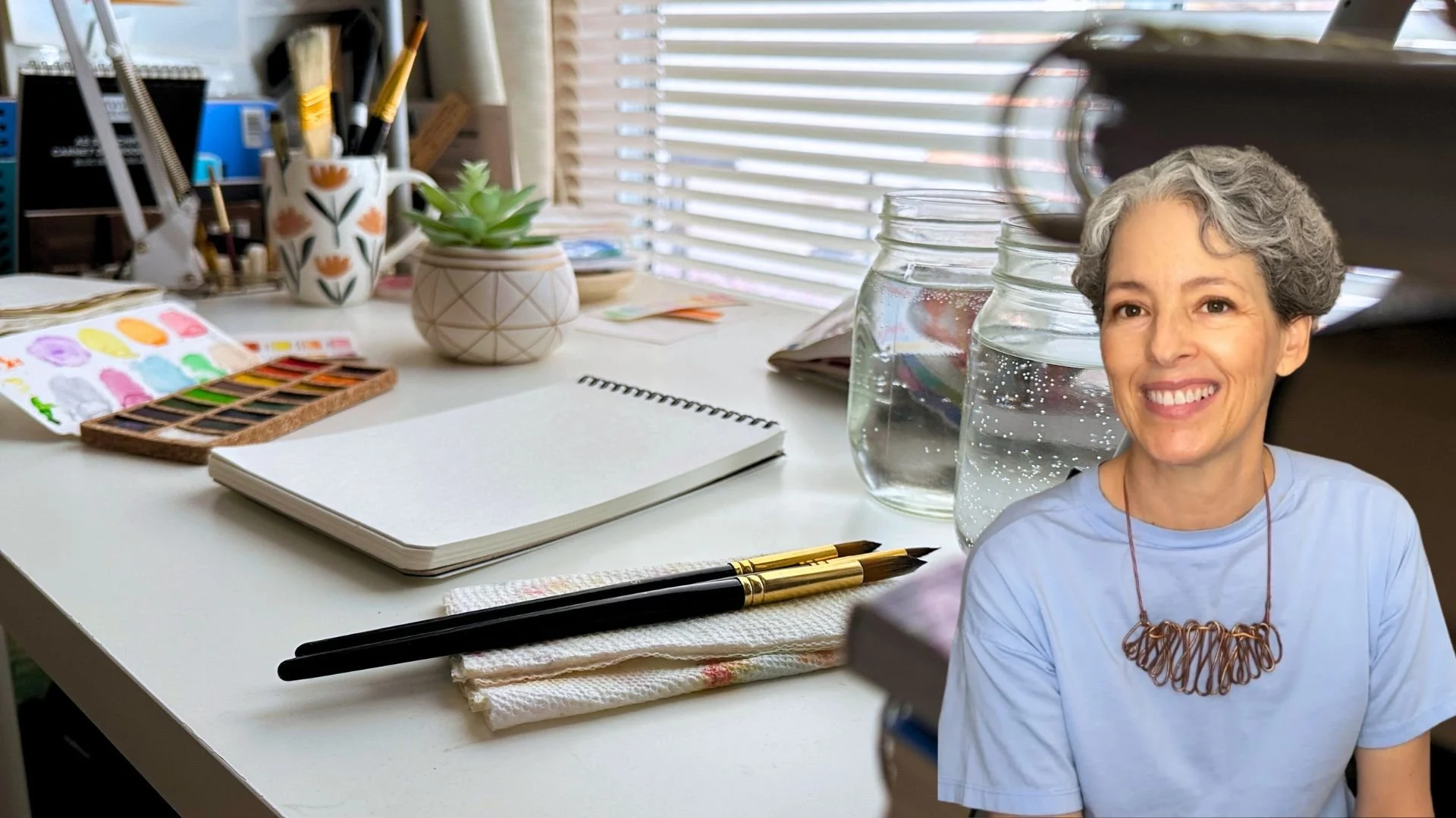 آموزش راه‌اندازی استودیوی آبرنگ: سری کلاس‌های مبانی نقاشی
