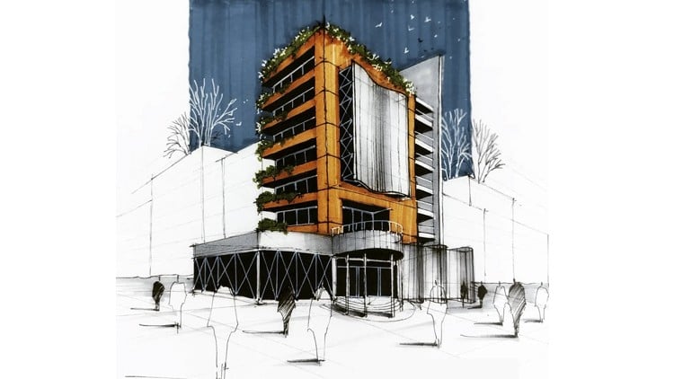 آموزش اسکیس معماری خارجی: از اصول اولیه تا درخشش

