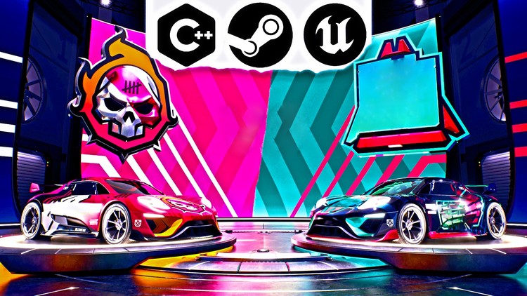 آموزش ساخت بازی مسابقه ای چند نفره با Unreal Engine 5 و C++

