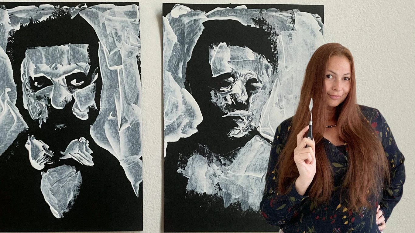 آموزش پرتره‌های با کاردک: رها شوید و با آزادی نقاشی کنید
